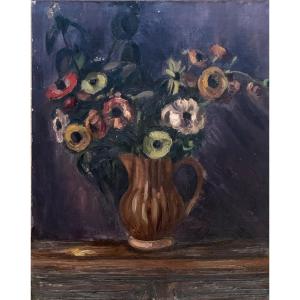 Henri Le Fauconnier (1881-1946) Still Life With Flowers 